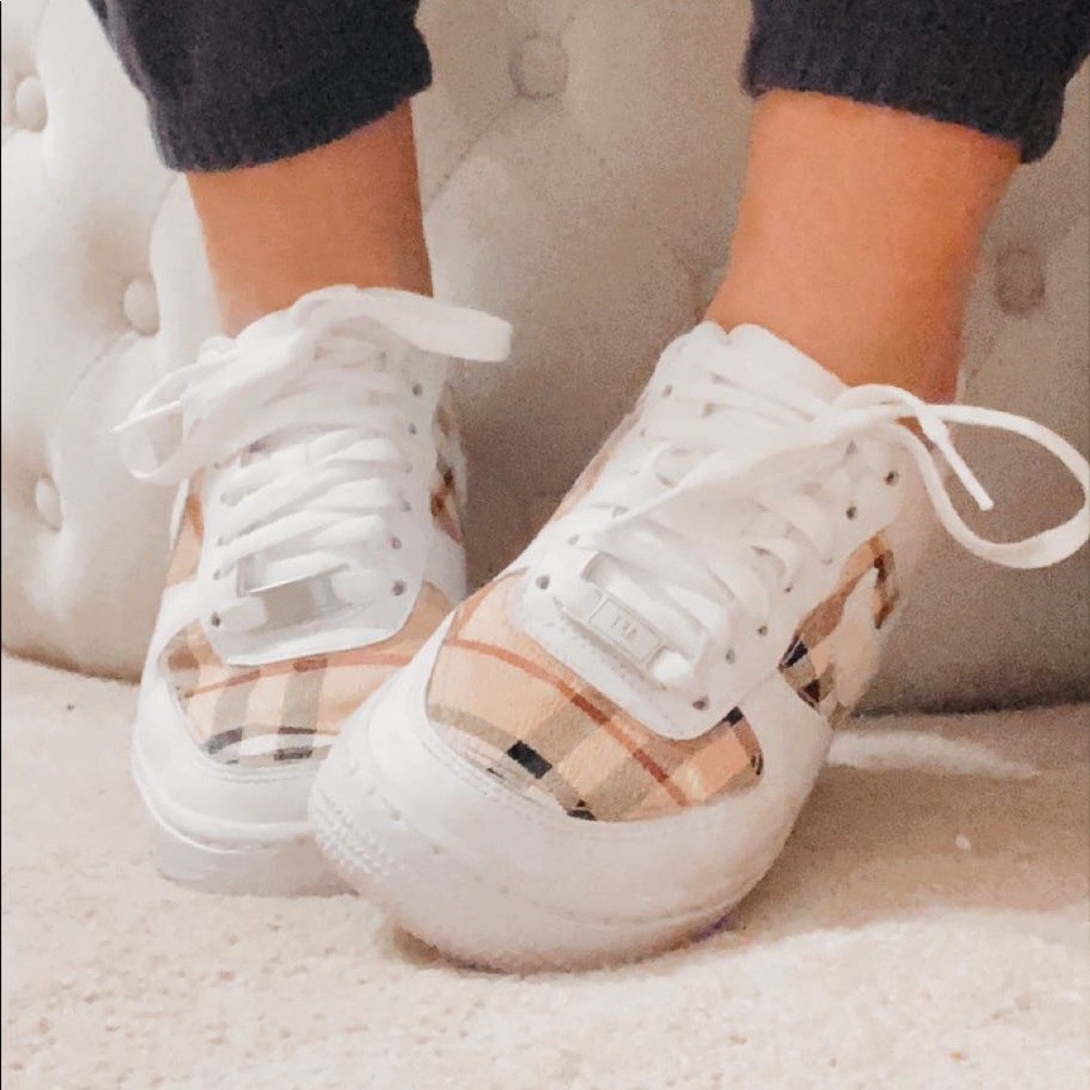 Burberry AirForce 1,s   Custom Made (not by me)